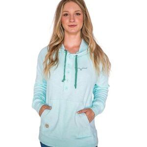 Kimes Ranch Sunrise Light Hoodie in Mint-Brand New